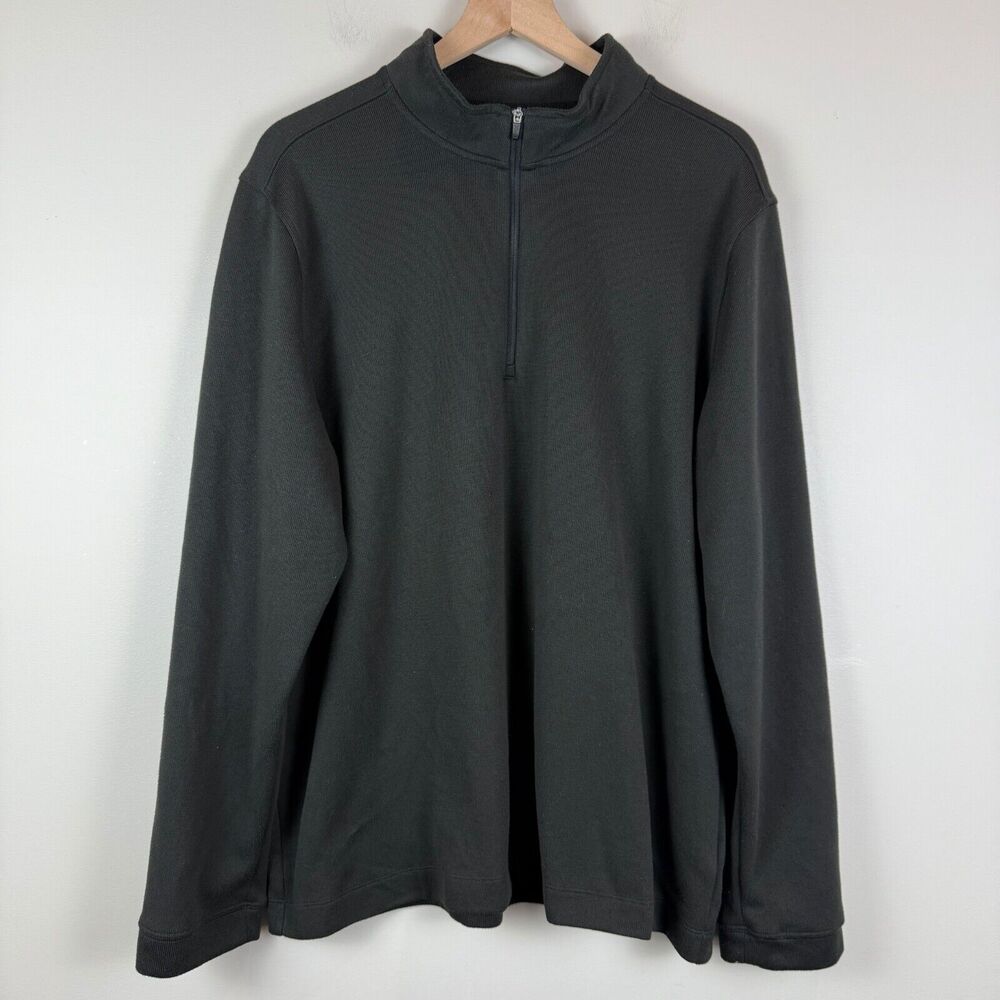 RHONE Commuter 1/4 Zip Sweater‎ XXL Gray Long Sleeve Pullover Golf Performance